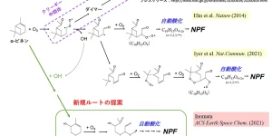 新粒子生成をもたらす極低揮発性有機化合物の新規生成過程の提案